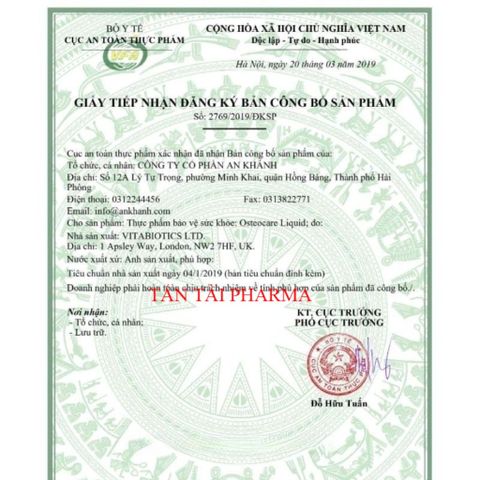 ✅[CHÍNH HÃNG, CHO KIỂM HÀNG] Osteocare Liquid C/200ml VITABIOTICS Siro Canxi Trẻ Em 1+ và Người Lớn