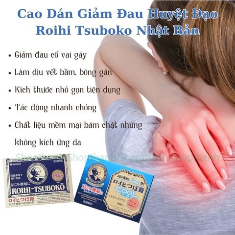 Miếng Dán Roihi Tsuboko Nhật Bản – Cao Dán Huyệt Đạo Nội Địa Nhật Chính Hãng