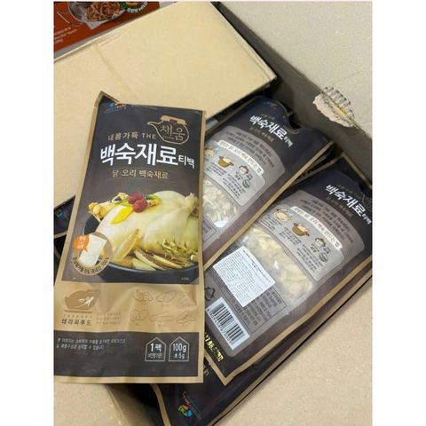 Gói Sâm Hầm Gà Hàn Quốc Trọn Gia Vị  100g