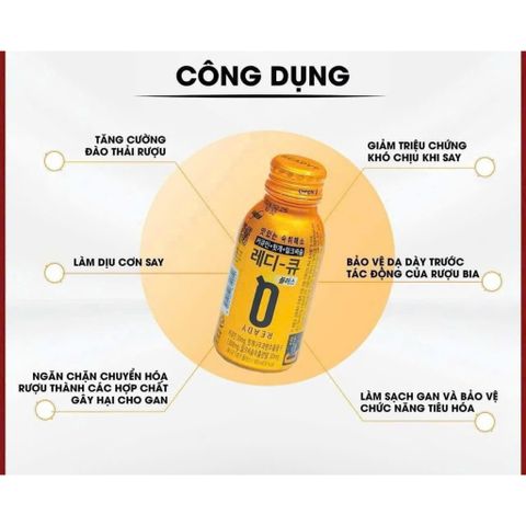 NƯỚC UỐNG NGHỆ VÀ TRÁI CÂY LÀM DỊU CƠN SAY 10 CHAI X 100ML