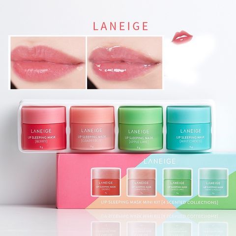 MẶT NẠ MÔI  SET 4 HỦ laneige 8g