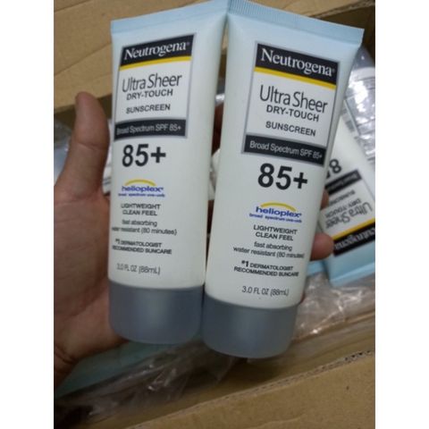 Kem chống nắng Neutrogena Ultra Sheer SPF 85+ Dung tích 88ml