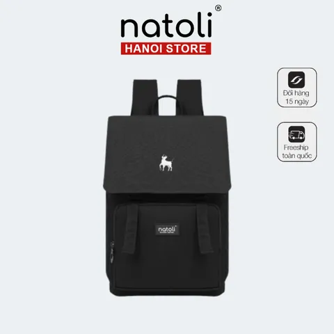 Balo laptop chống sốc cao cấp Natoli B23 gọn nhẹ, chống thấm nước, thời trang tiện dụng phù hợp đi học, đi làm, dã ngo