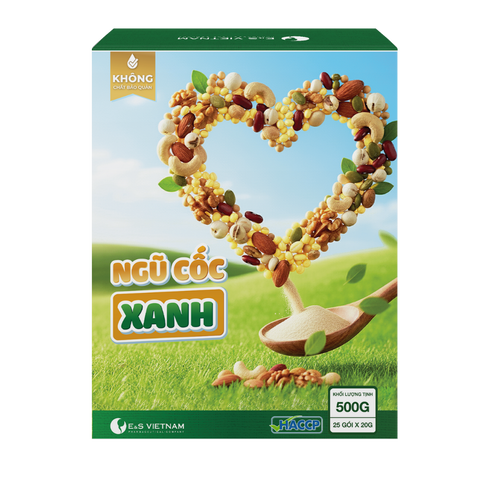 [Mã giảm giá lên tới 20%] Ngũ Cốc Nội Tiết Tố Như Ý Xanh 500g - Hỗ Trợ Tăng Khả Năng Thụ Thai Cho Phụ Nữ Trên 35 Tuổi, Dinh Dưỡng Tự Nhiên Không Chất Bảo Quản