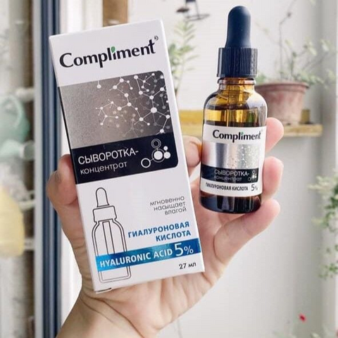 (Hàng nhập khẩu) Serum hỗ trợ cấp ẩm Compliment 5% Hyaluronic Acid