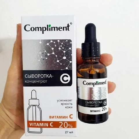 Serum Compliment 20% Vitamin C Hỗ Trợ Dưỡng Sáng Da