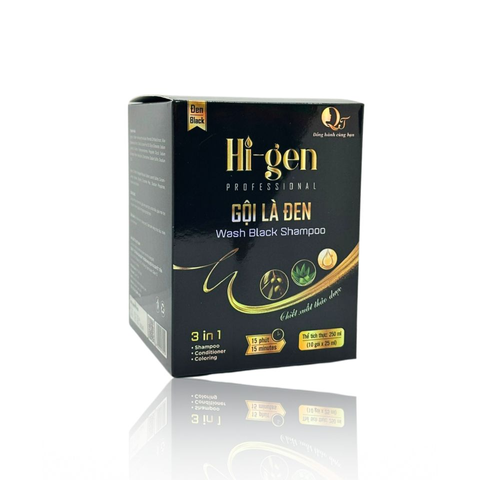 Dầu gội phủ bạc Hi-gen màu đen chiết xuất thảo mộc