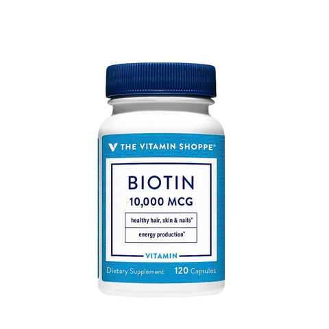 (Hàng nhập khẩu) Viên uống hỗ trợ khỏe da, tóc, móng The Vitamin Shoppe Biotin 10000mcg