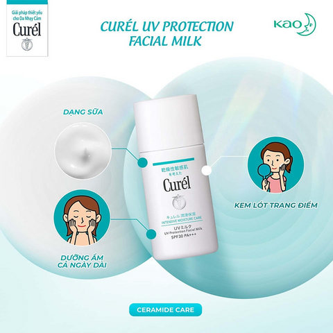 (Hàng nhập khẩu) Sữa Chống Nắng Curél Intensive Moisture Care UV Protection SPF30 PA+++