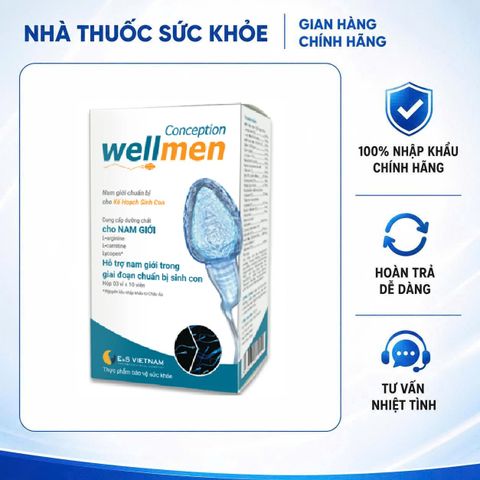 [Mã giảm giá lên tới 20%] Viên uống Wellmen Conception cho nam