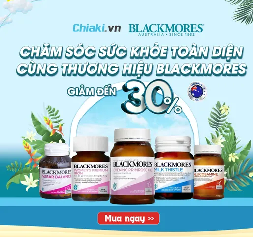 Chiaki Sale sản phẩm Blackmores giảm đến 30%