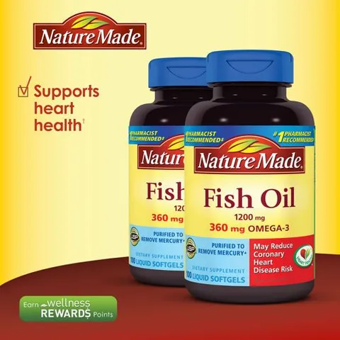 Cách kiểm tra dầu cá omega 3 Fish oil 1200mg thật của Nature made?