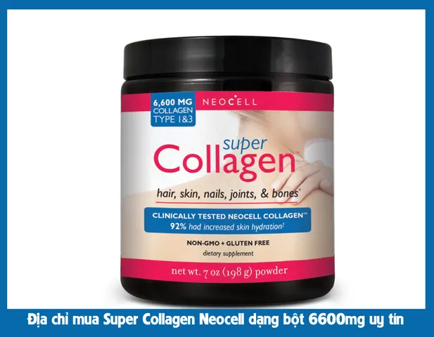 Địa chỉ mua Super Collagen Neocell dạng bột 6600mg uy tín