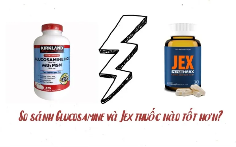 Nên uống Jex Max hay Glucosamine? Glucosamine và Jex thuốc nào tốt hơn?
