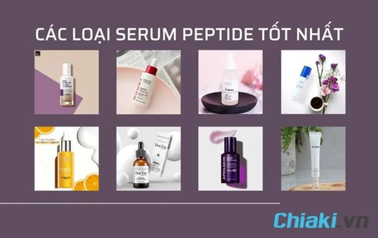 TOP 12 serum Peptide chống lão hóa được khuyên dùng nhất 2024