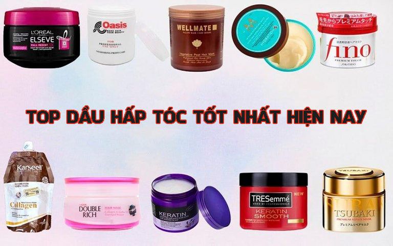Top 10 dầu hấp tóc tốt hiện nay phục hồi tóc hư tổn hiệu quả