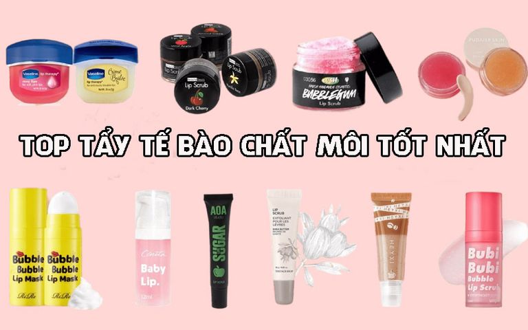 Top 10 tẩy tế bào chết môi tốt hiện nay không nên bỏ qua