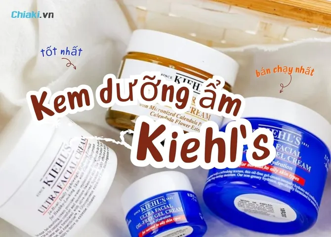 Top 10 Kem dưỡng Kiehl's cấp ẩm - trắng da bán chạy nhất hiện nay