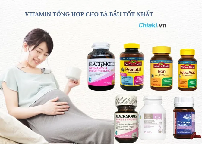 Top 26 vitamin tổng hợp cho bà bầu tốt nhất cho cả mẹ và thai nhi 2024