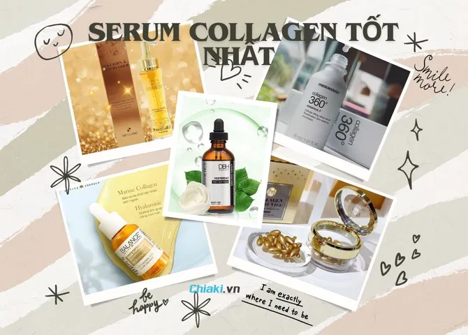 Top 10+ Serum collagen tốt nhất hiện nay giúp dưỡng da căng mịn