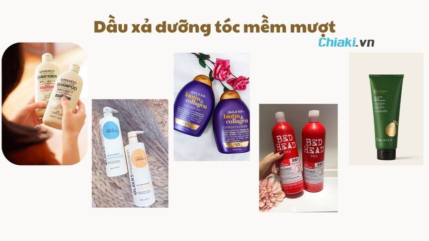 Top 10 dầu xả tốt cho mái tóc mềm mượt và bóng khỏe