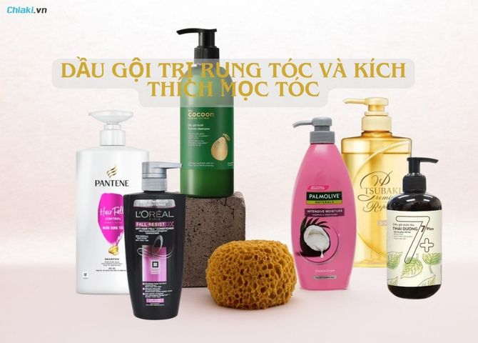 TOP 10 dầu gội trị rụng tóc và kích thích mọc tóc bác sĩ khuyên dùng