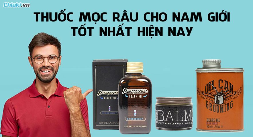 Top 7 thuốc mọc râu cho nam giới an toàn và hiệu quả