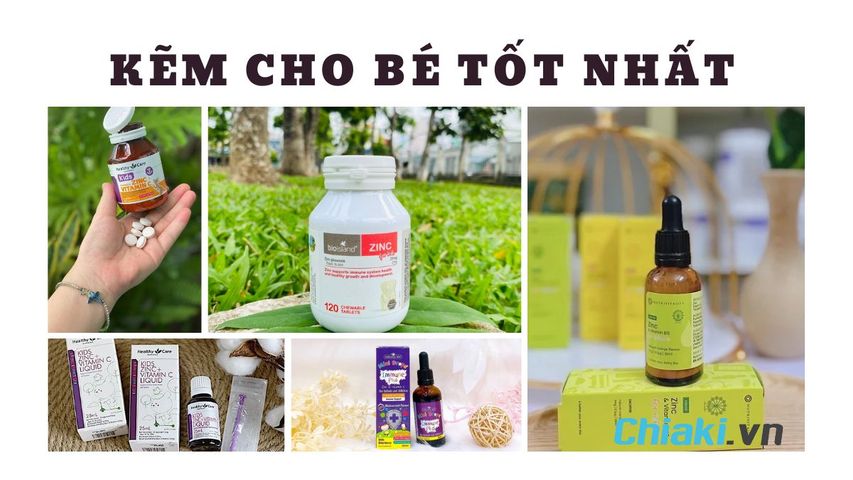Top 10 Thuốc bổ sung kẽm cho bé tốt 2026 dễ uống