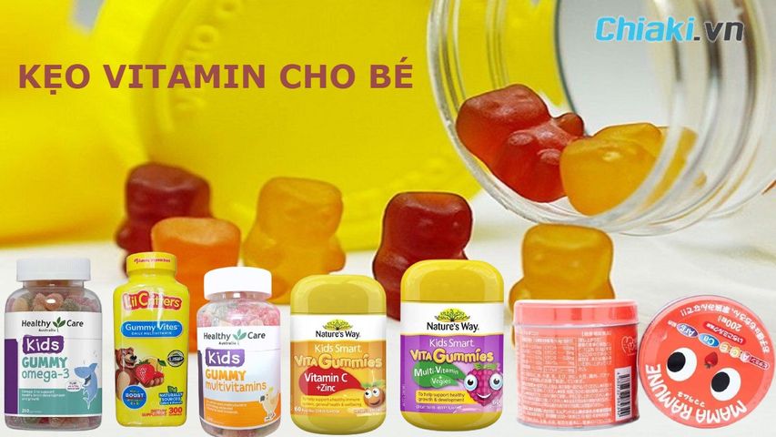 TOP 9 kẹo vitamin cho bé đến từ các thương hiệu MỸ, ĐỨC, ÚC, NHẬT