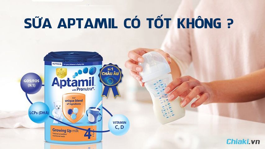 Đánh giá sữa Aptamil có tốt không? Bé uống có tăng cân không?