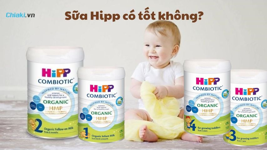 Sữa Hipp có tốt không? Có giúp bé tăng cân không?