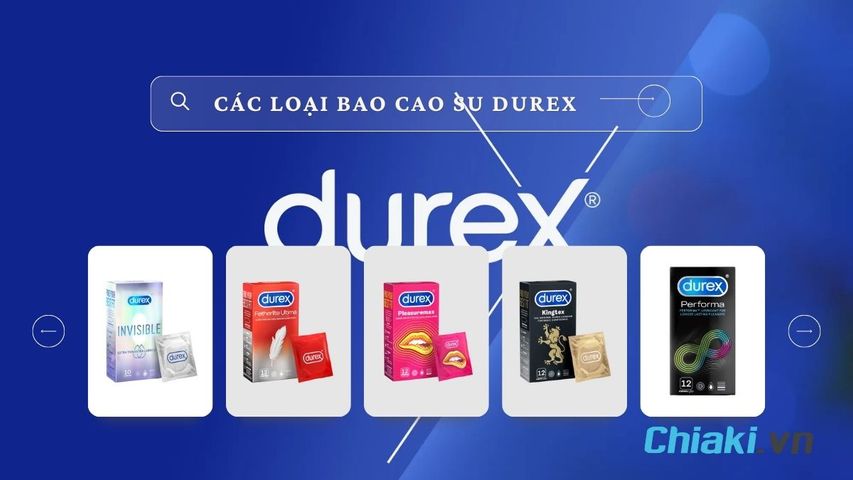 Review các loại bao cao su Durex: công dụng, kích thước và giá bán?