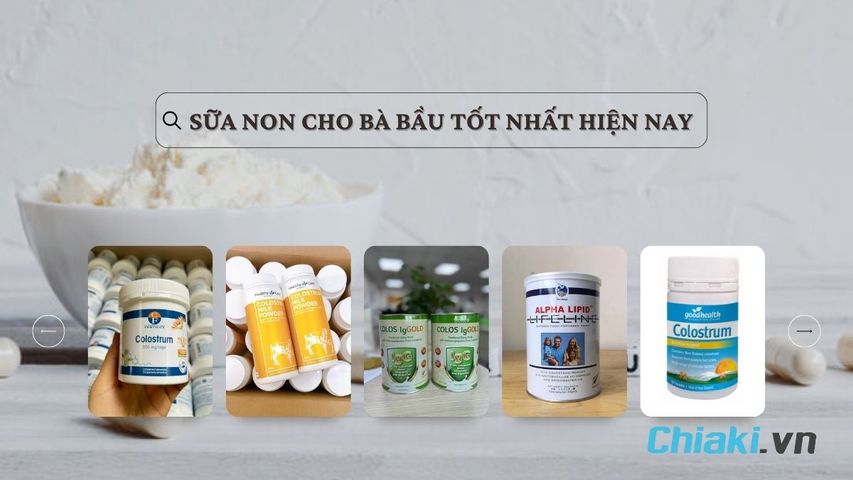 TOP 5 sữa non cho bà bầu tốt được nhiều chuyên gia khuyên dùng