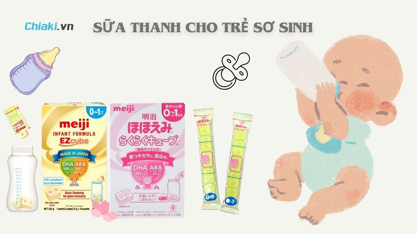 Review Top 2 sữa thanh cho trẻ sơ sinh vị ngọt mát, dễ uống 