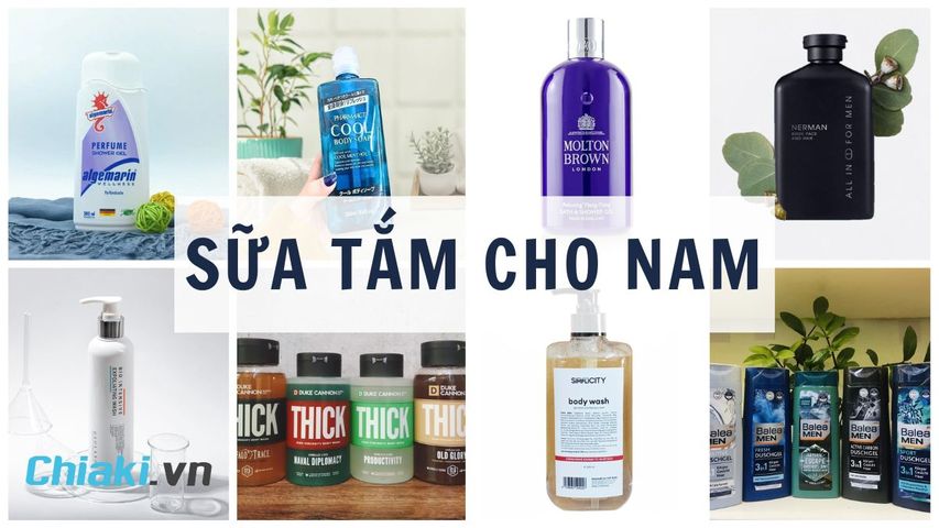 TOP 10 sữa tắm cho nam thơm lâu các chàng ai cũng nên dùng