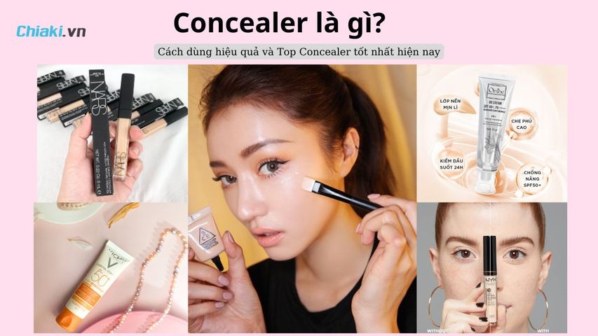 Concealer là gì? Cách dùng hiệu quả và 10 Concealer tốt hiện nay