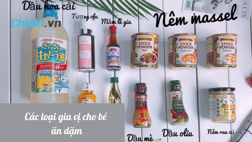 Có nên dùng gia vị cho bé ăn dặm? Các loại gia vị cho bé ăn dặm theo độ tuổi
