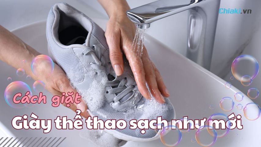 Top 10 Cách giặt giày thể thao sạch như mới, không phai màu