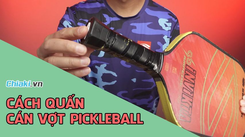Hướng dẫn cách quấn cán vợt pickleball dễ dàng, đơn giản