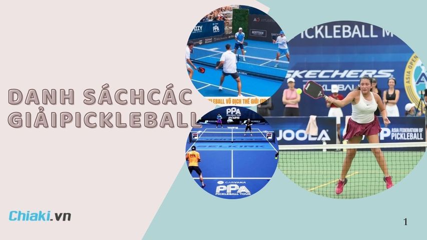 Tổng hợp danh sách các giải Pickleball Quốc Tế lớn trên thế giới 