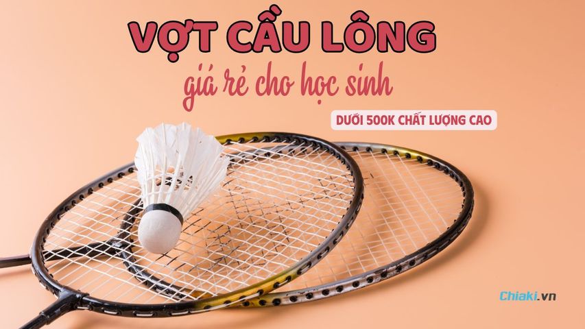 Top 15 Vợt cầu lông giá rẻ cho học sinh dưới 500k chất lượng cao