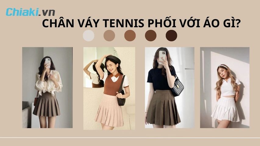 Chân váy tennis phối với áo gì? 20 Tips phối đồ với chân váy tennis đẹp trẻ trung