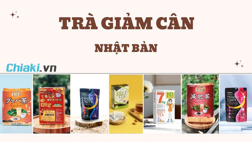 TOP 10 trà giảm cân của Nhật Bản hiệu quả được nhiều chuyên gia khuyên dùng