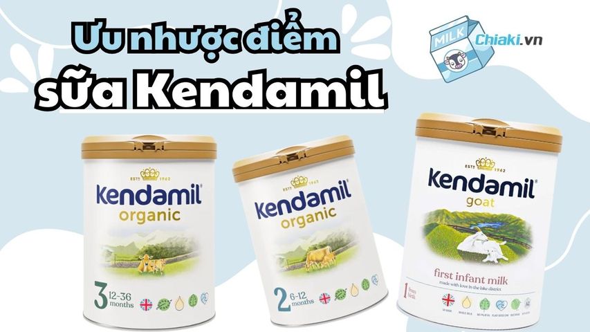 Sữa Kendamil có tốt không? Ưu nhược điểm của sữa Kendamil