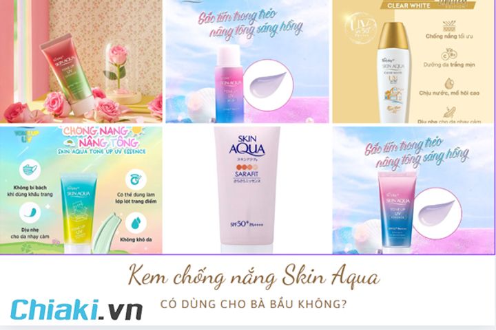 Kem chống nắng Skin Aqua có dùng cho bà bầu không?