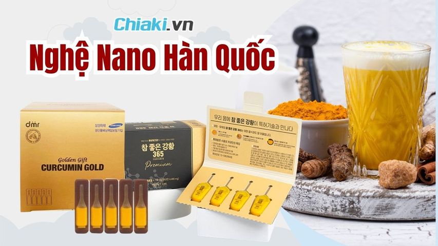 Top 5 Nghệ nano Hàn Quốc giảm đau dạ dày tốt hiện nay