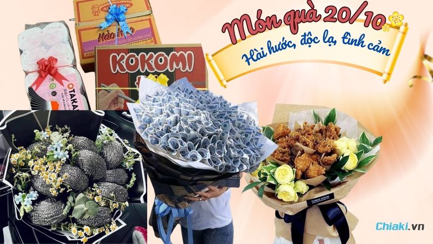 15 Món quà 20/10 hài hước, độc lạ mà vẫn đầy tình cảm