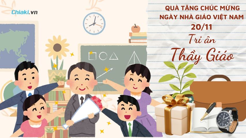 30+ Quà 20/11 cho thầy giáo thể hiện sự tri ân và kính trọng