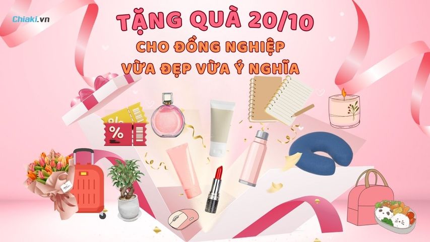 Top 20 Món quà 20/10 cho đồng nghiệp vừa đẹp vừa ý nghĩa