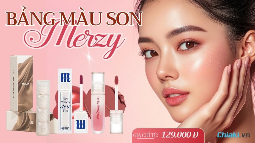 Review 10 Bảng màu son Merzy HOT Trend mới nhất 2026